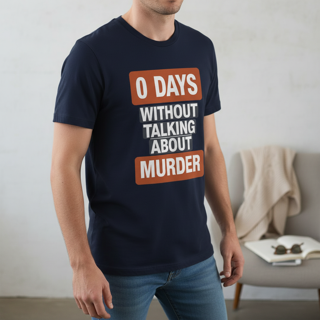 0 Days Without Talking About Murder T-Shirt_pairing