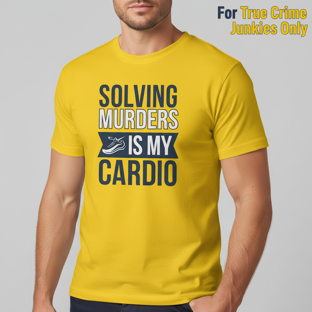 Solving Murders Is My Cardio T-Shirt_hero