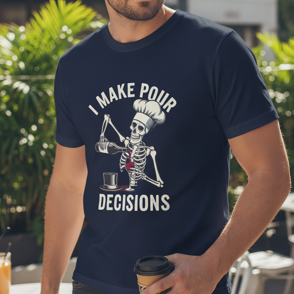 I Make Pour Decisions T-Shirt_lifestyle