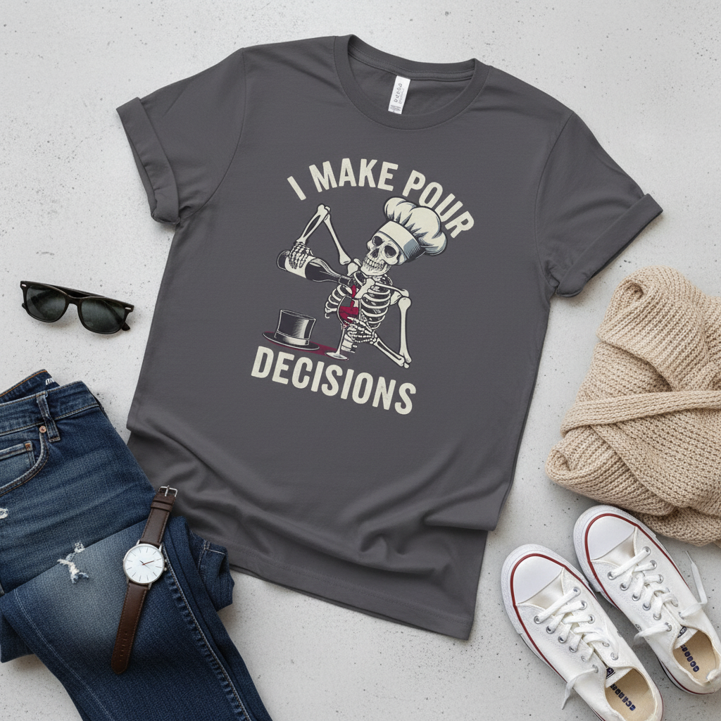 I Make Pour Decisions T-Shirt_pairing
