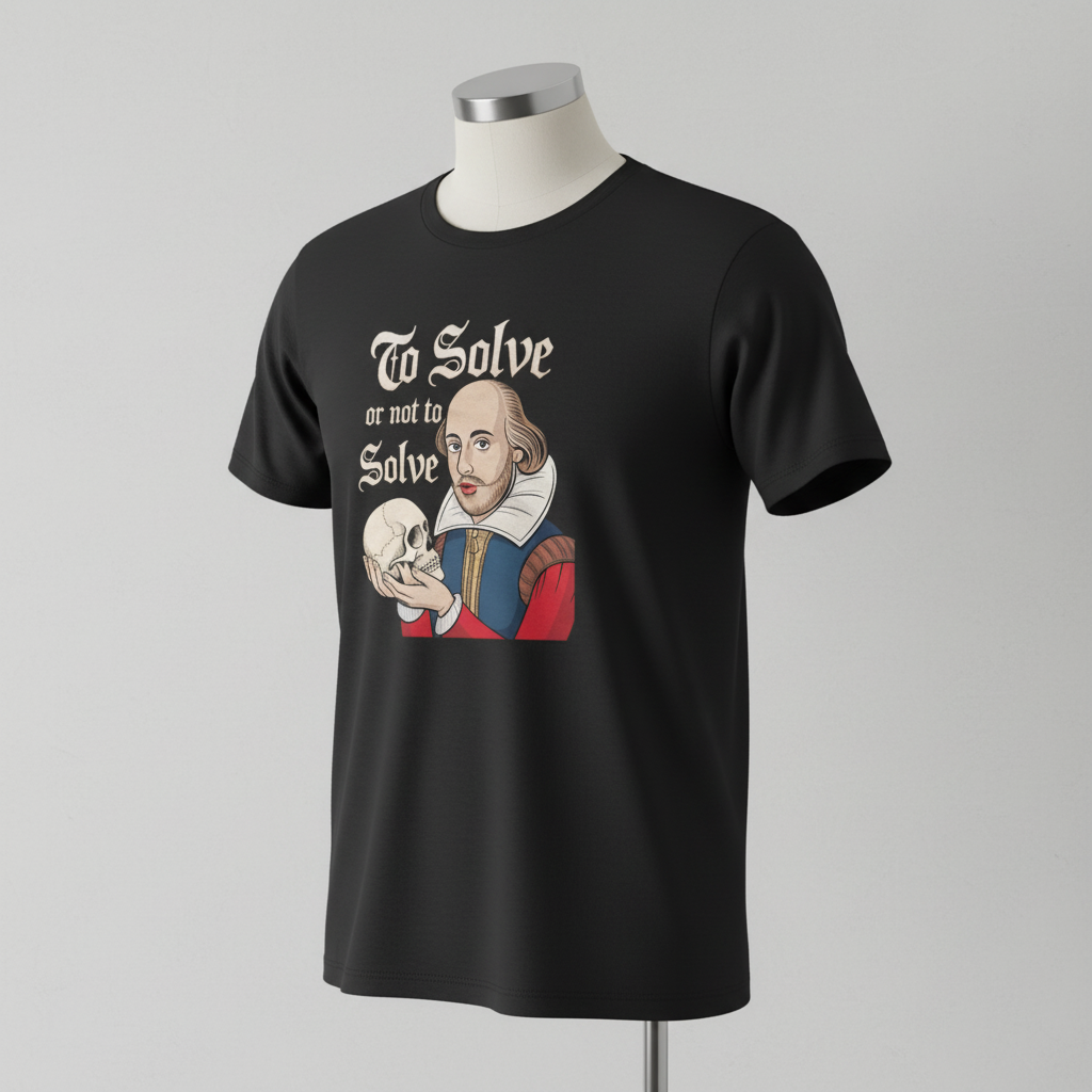 To Solve or Not To Solve T-Shirt_space