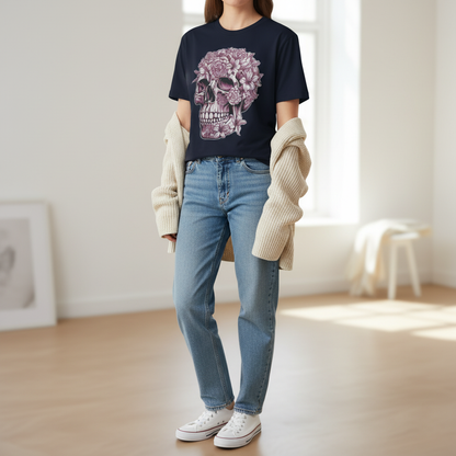 Floral Skull Bloom T-Shirt_pairing