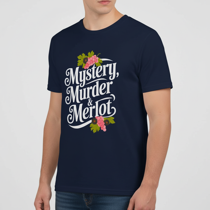 Mystery, Murder & Merlot T-Shirt_benefit