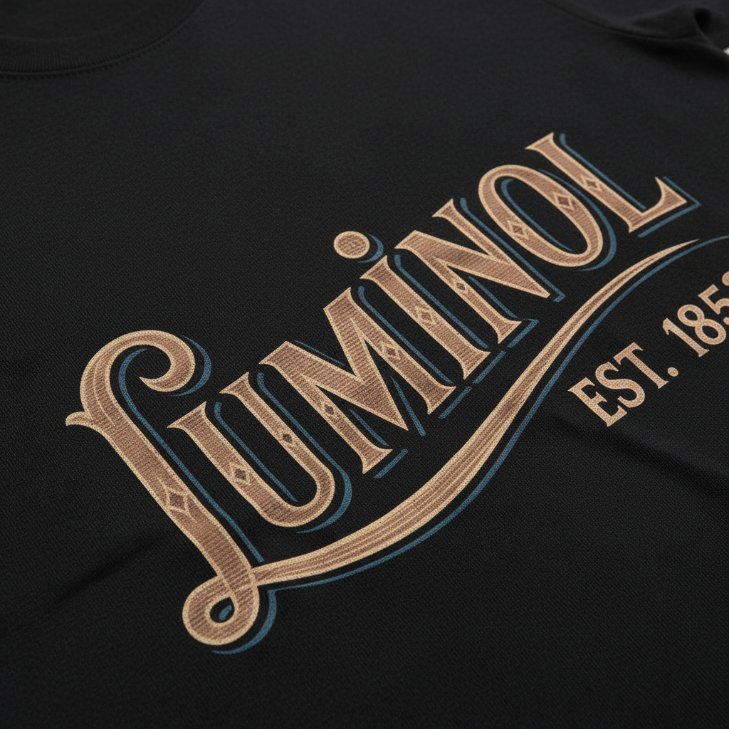 Luminol Vintage Label T-Shirt_closeup