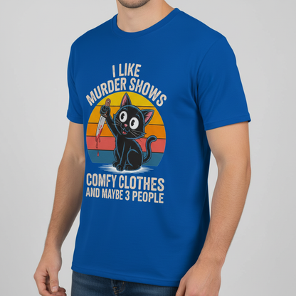 Murder Shows & Cats T-Shirt_benefit