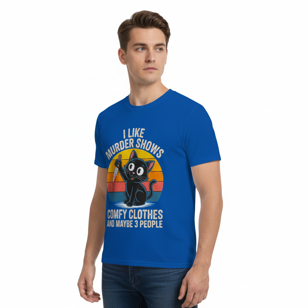 Murder Shows & Cats T-Shirt_space