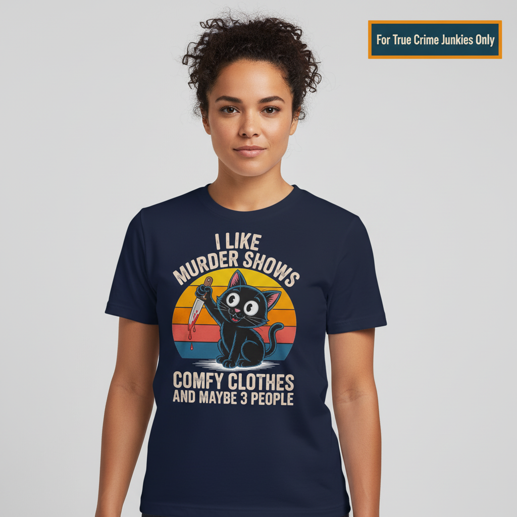 Murder Shows & Cats T-Shirt_hero