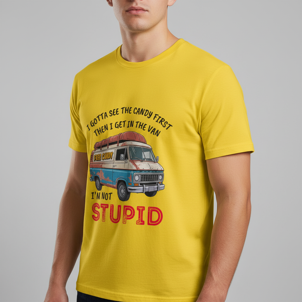 Not Stupid Candy Van T-Shirt_benefit
