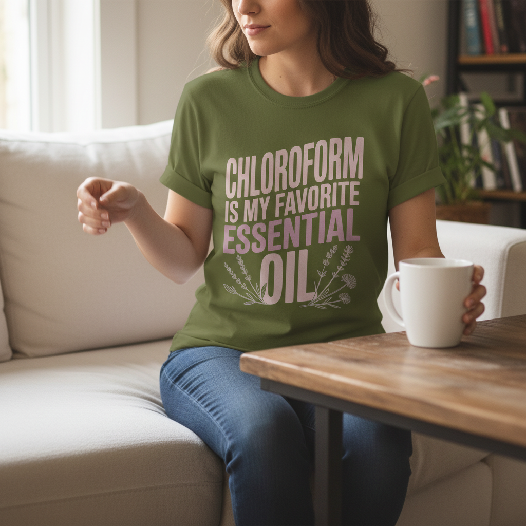 Chloroform Essential Oil T-Shirt_use
