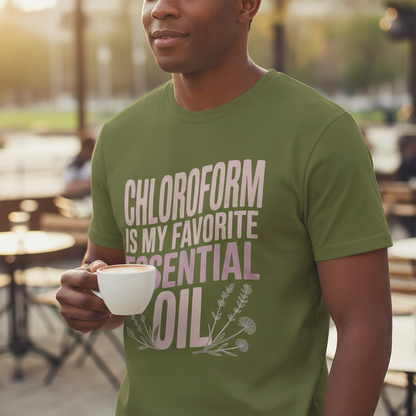 Chloroform Essential Oil T-Shirt_lifestyle