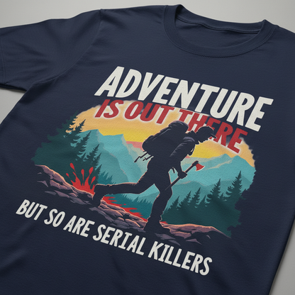 Adventure & Serial Killers T-Shirt_closeup