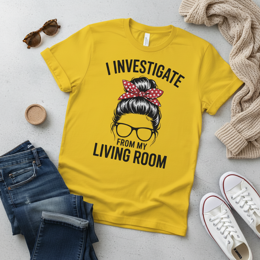 Living Room Investigator T-Shirt_pairing