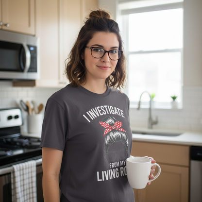 Living Room Investigator T-Shirt_lifestyle