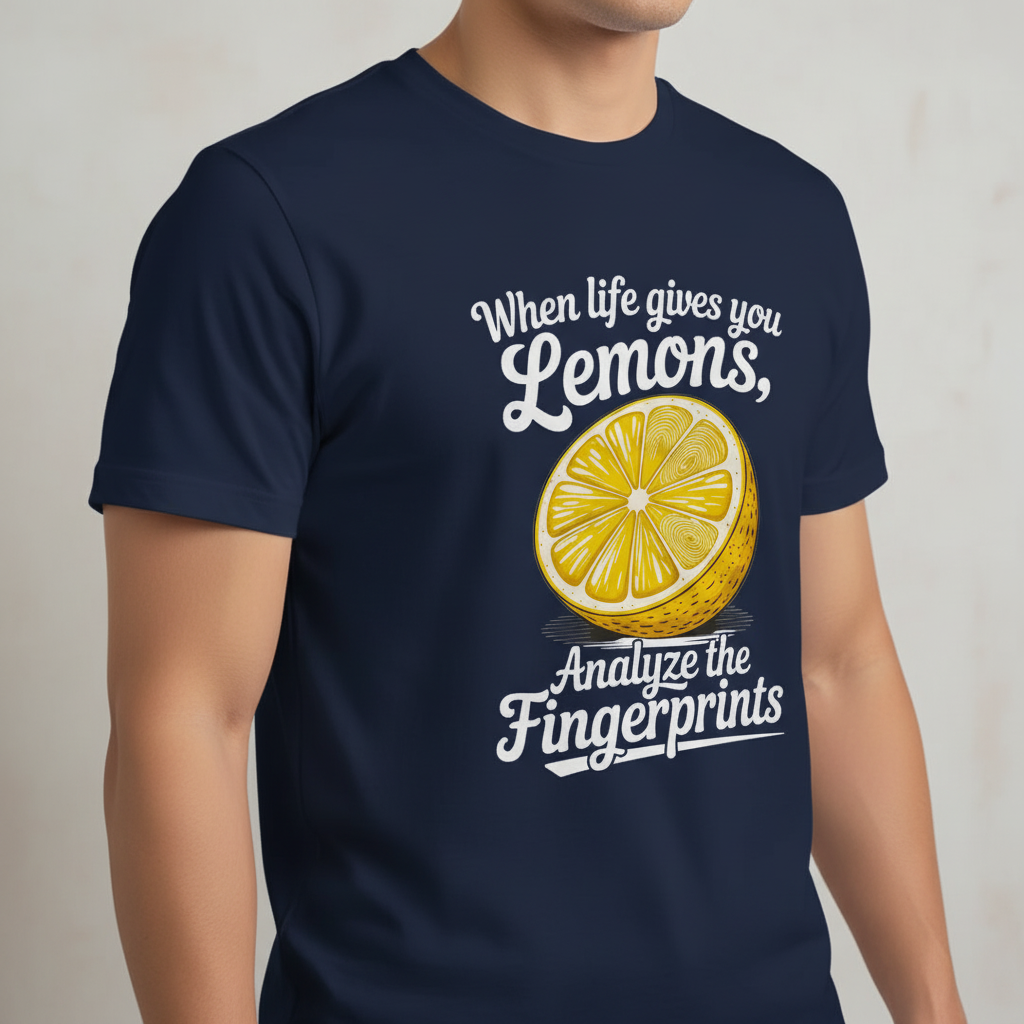 Analyze the Fingerprints T-Shirt_space