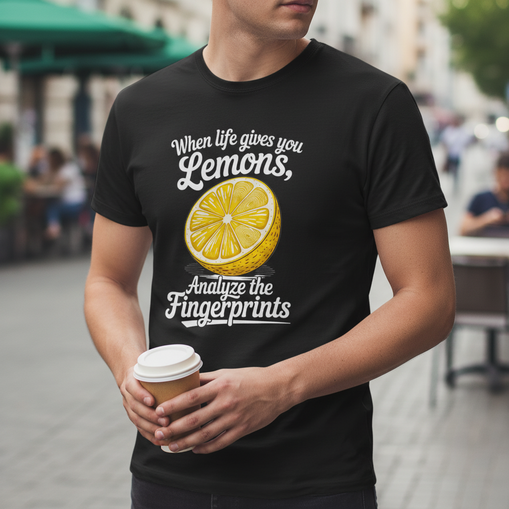 Analyze the Fingerprints T-Shirt_lifestyle