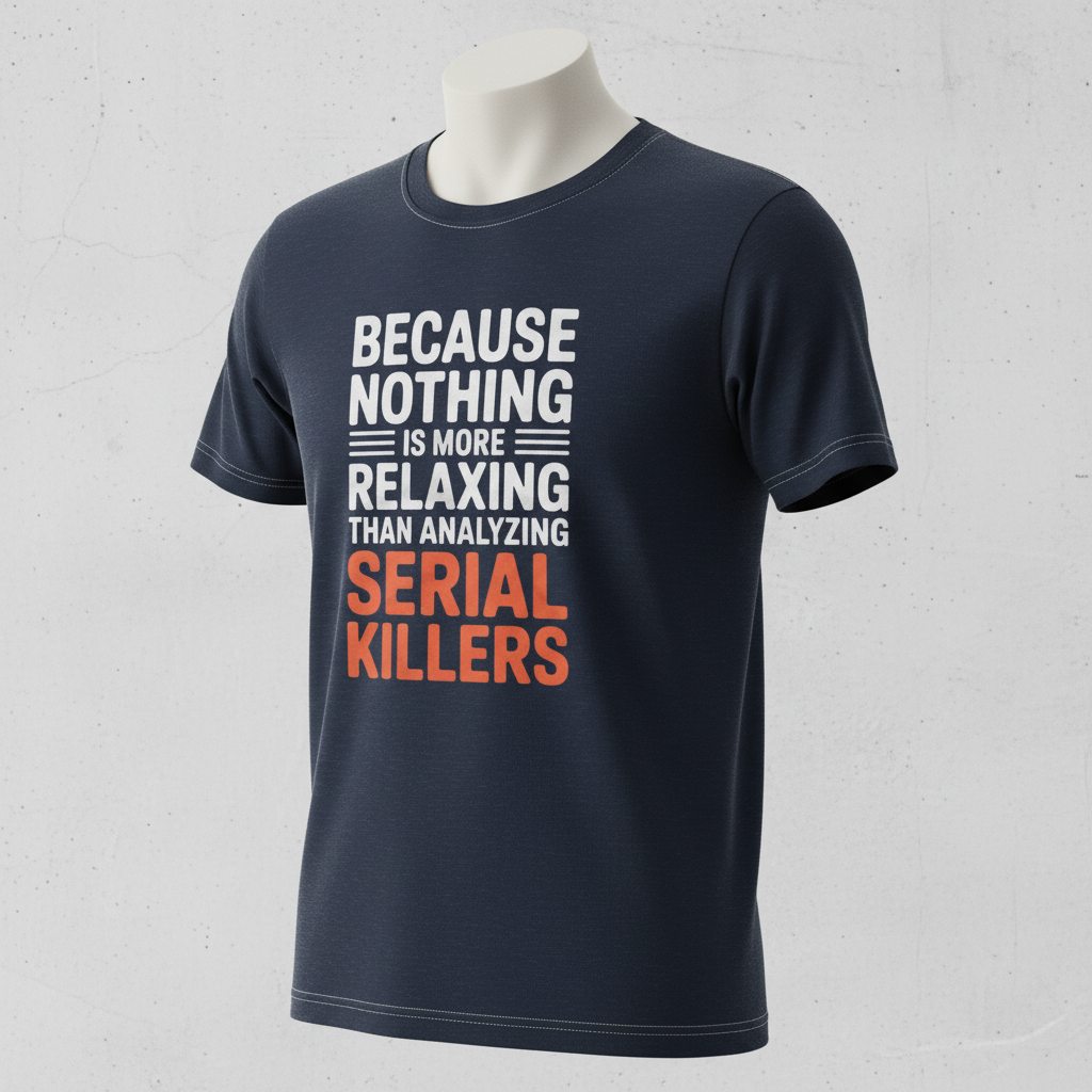 Analyzing Serial Killers T-Shirt_space