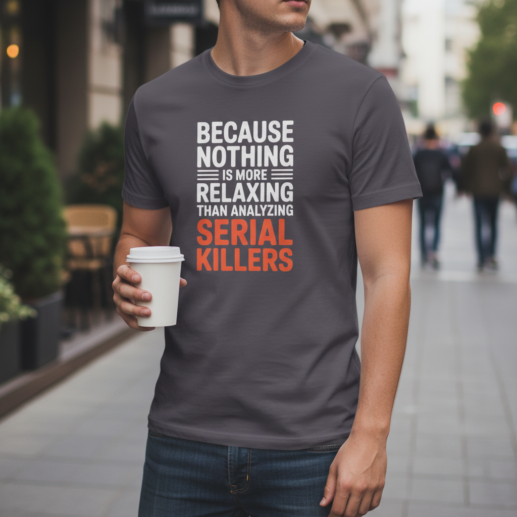 Analyzing Serial Killers T-Shirt_lifestyle