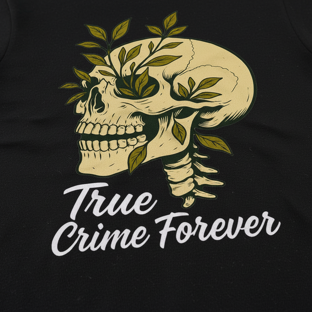 True Crime Forever T-Shirt_closeup