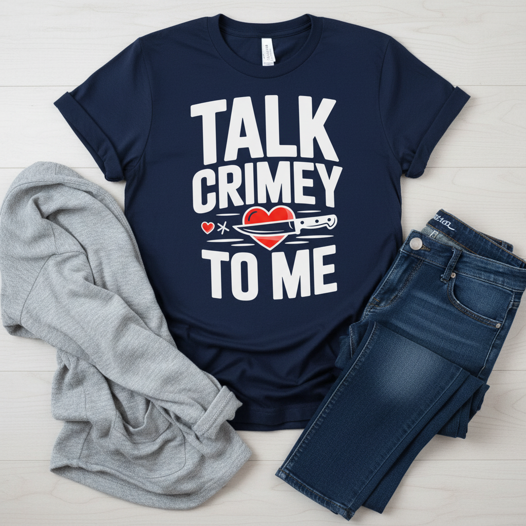 Talk Crimey To Me T-Shirt_pairing
