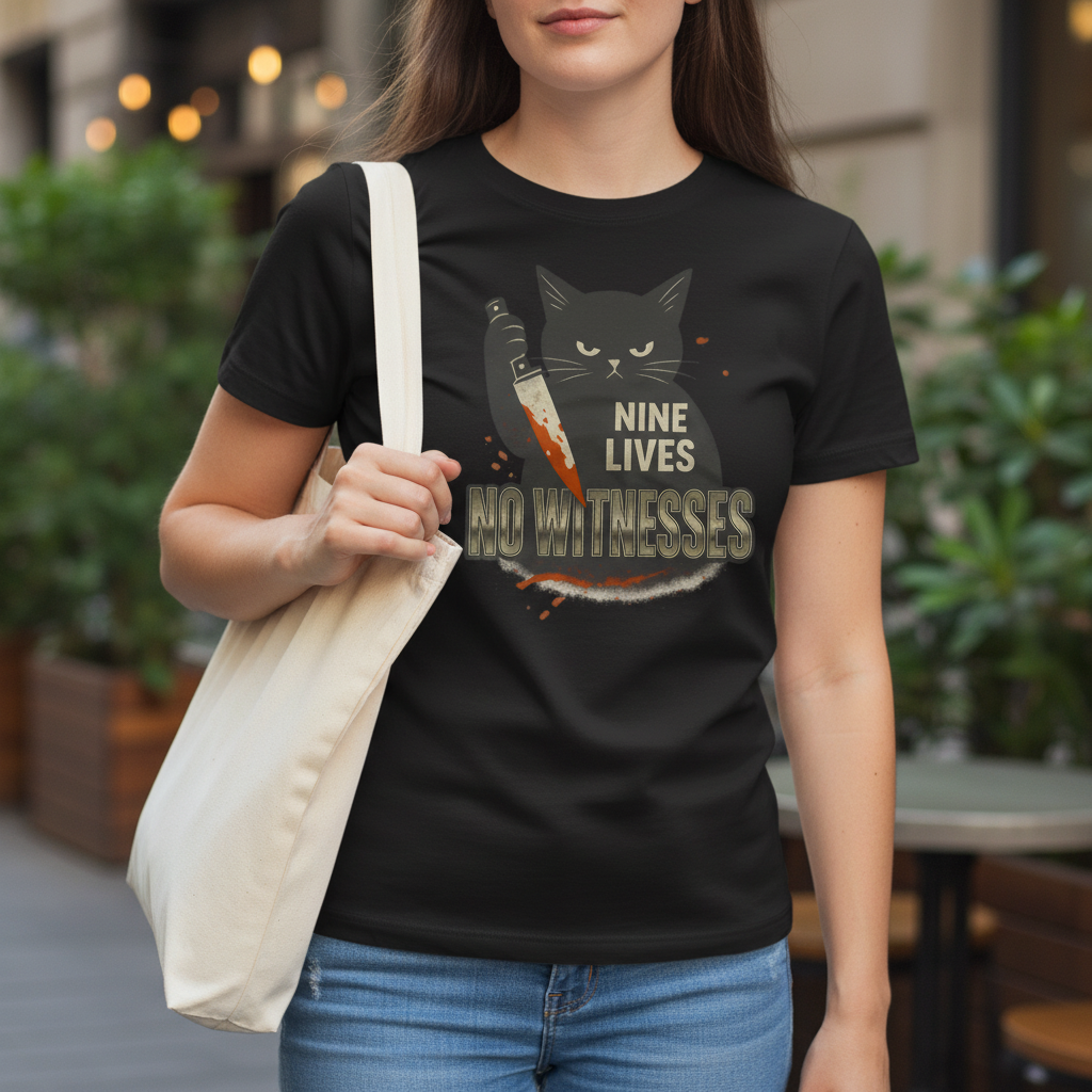 Nine Lives No Witnesses T-Shirt_lifestyle