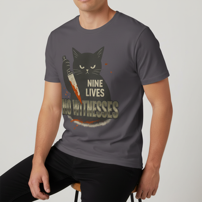 Nine Lives No Witnesses T-Shirt_benefit
