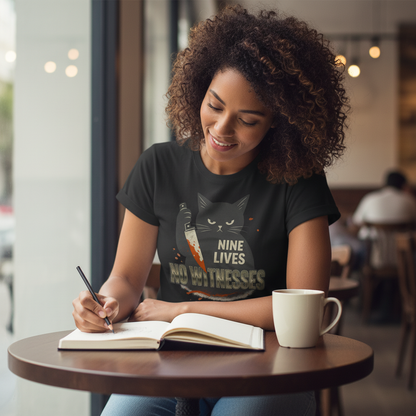 Nine Lives No Witnesses T-Shirt_use