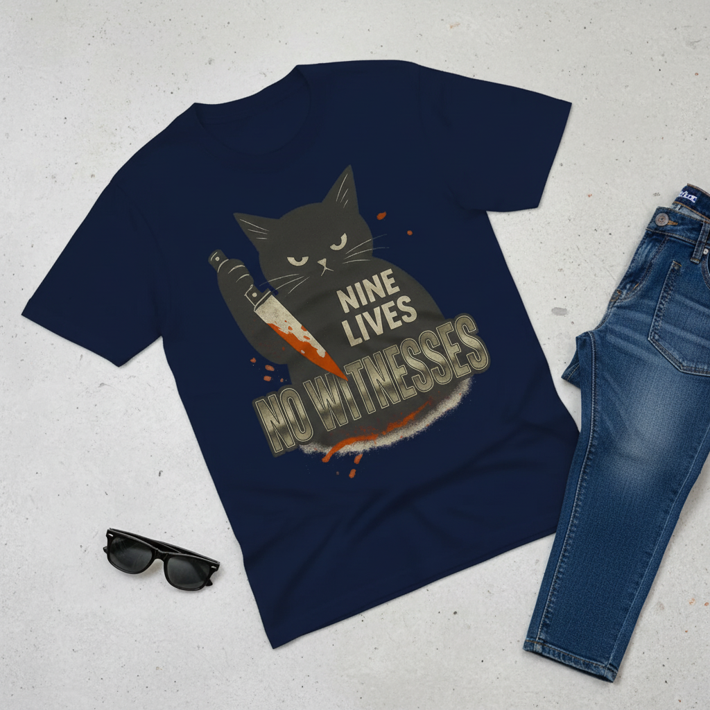 Nine Lives No Witnesses T-Shirt_pairing