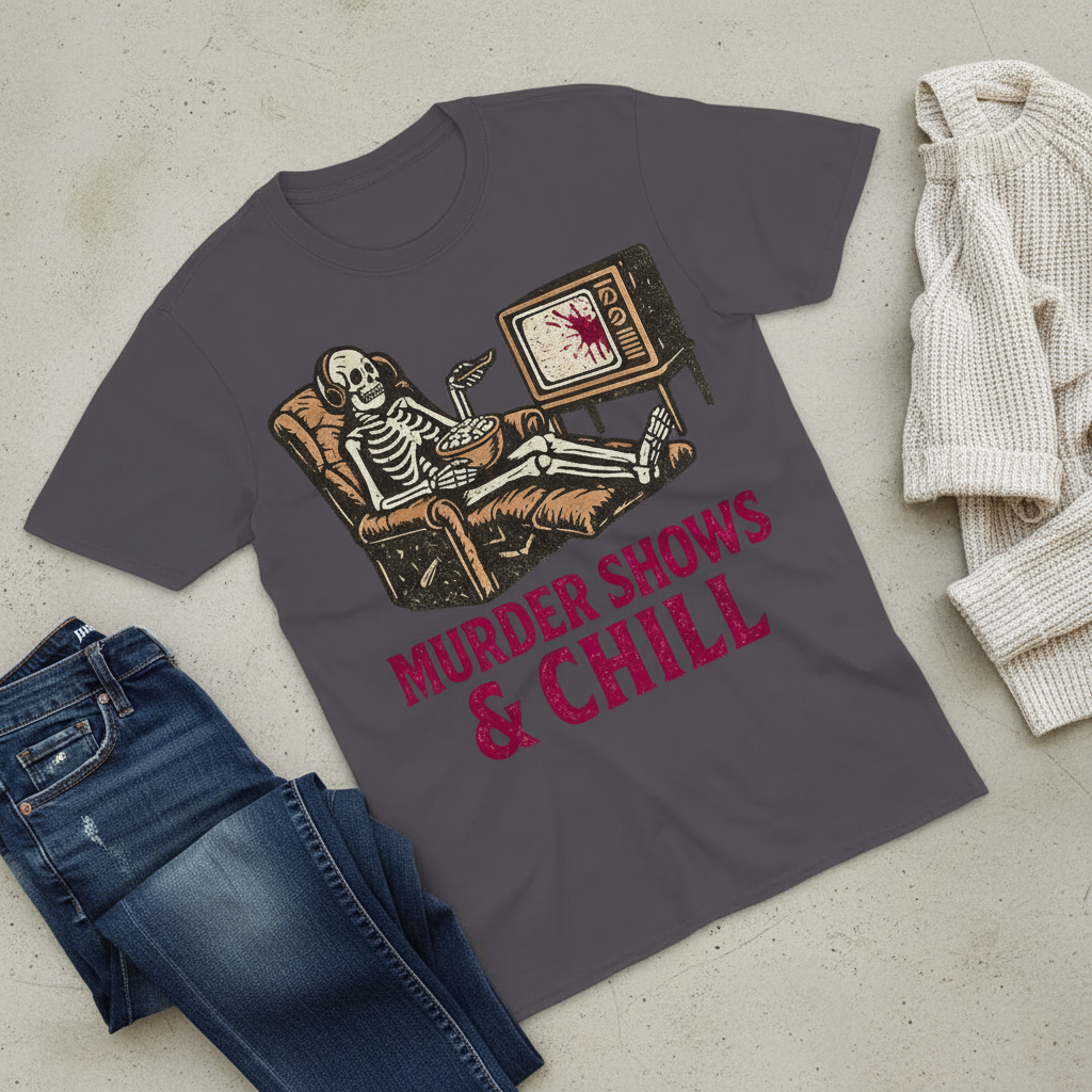 Murder Shows & Chill T-Shirt_pairing