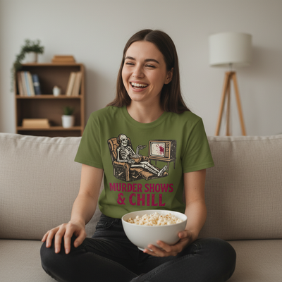 Murder Shows & Chill T-Shirt_use