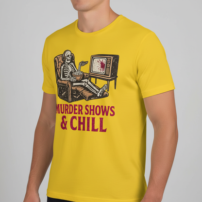 Murder Shows & Chill T-Shirt_benefit