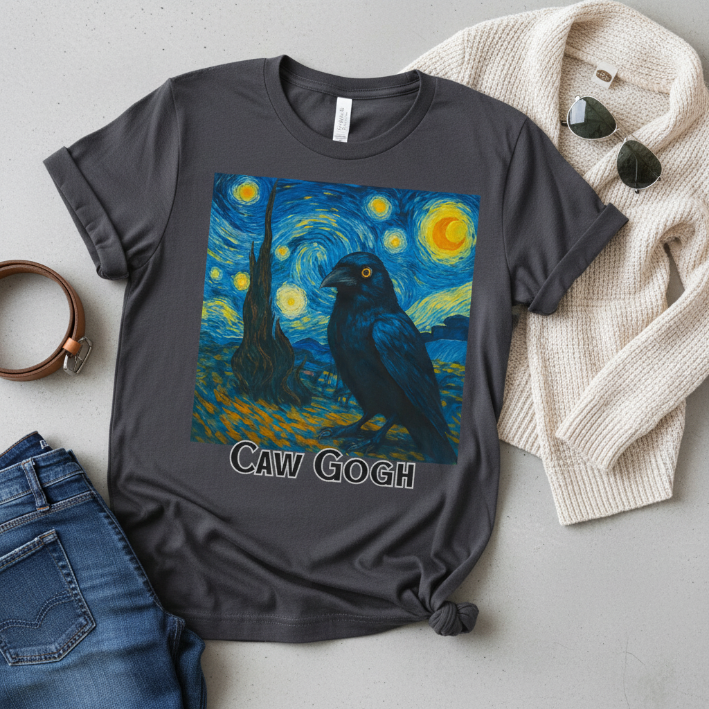 Caw Gogh T-Shirt_pairing