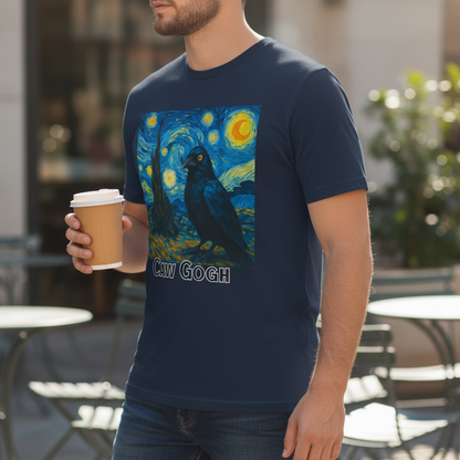 Caw Gogh T-Shirt_lifestyle