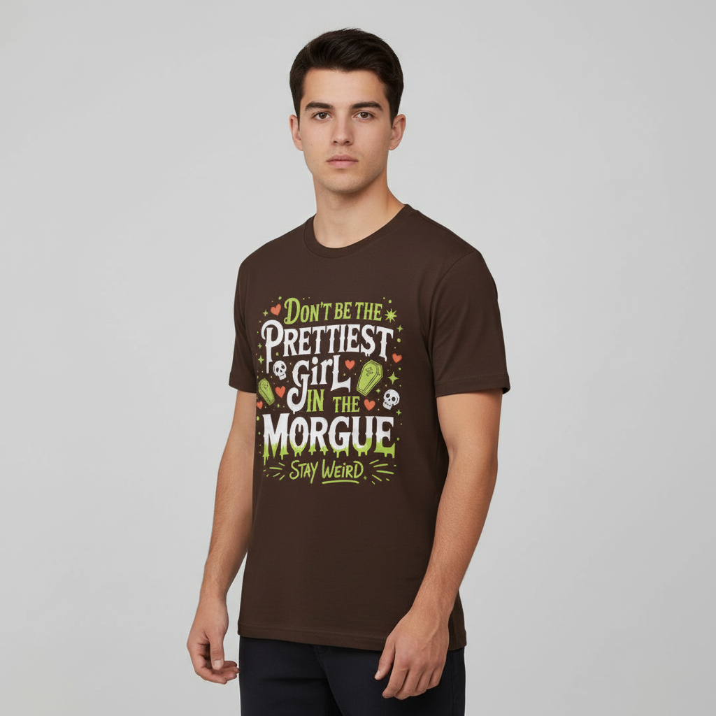 Prettiest Girl in the Morgue T-Shirt_benefit