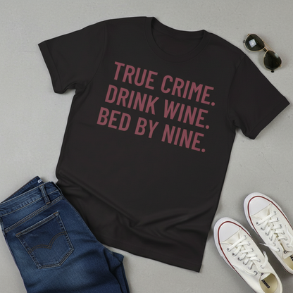 True Crime & Wine T-Shirt_pairing