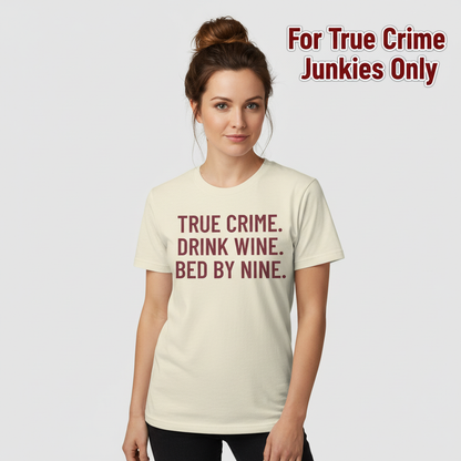 True Crime & Wine T-Shirt_hero