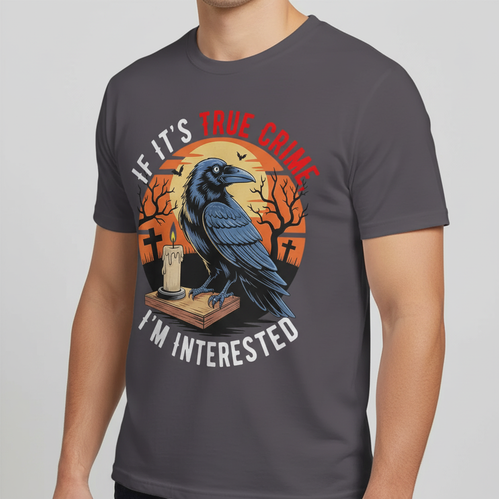 True Crime Raven T-Shirt_space