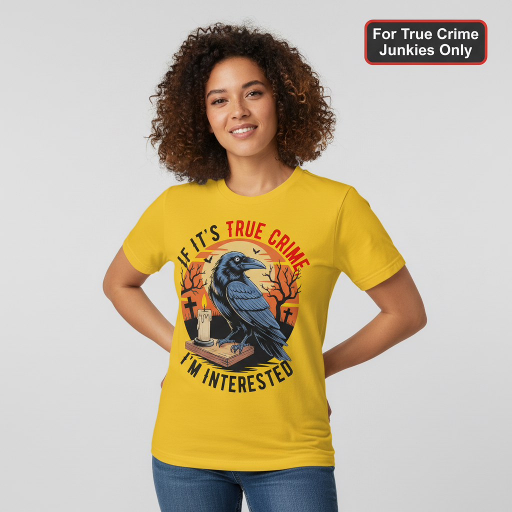 True Crime Raven T-Shirt_hero