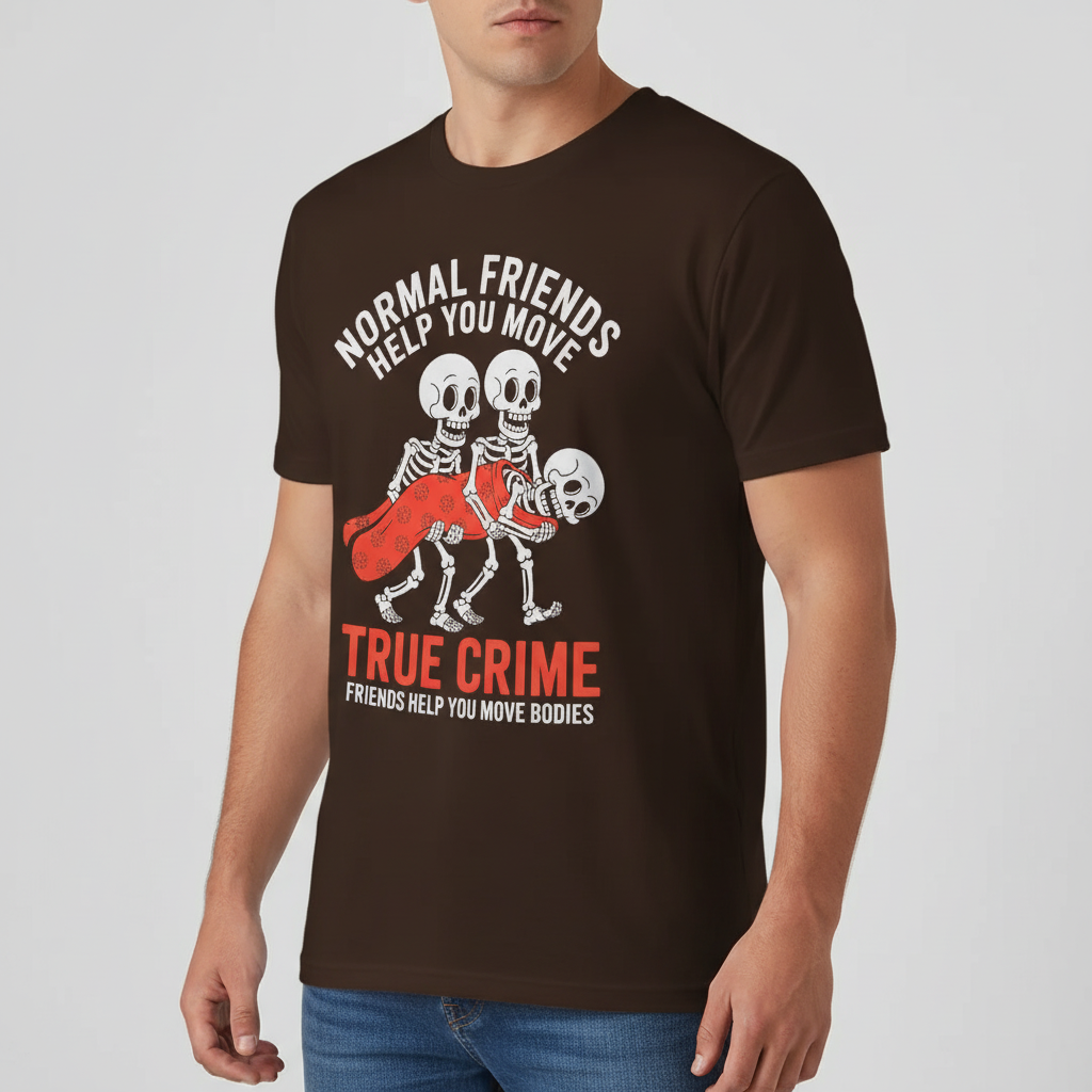 True Crime Skeleton Crew T-Shirt_benefit