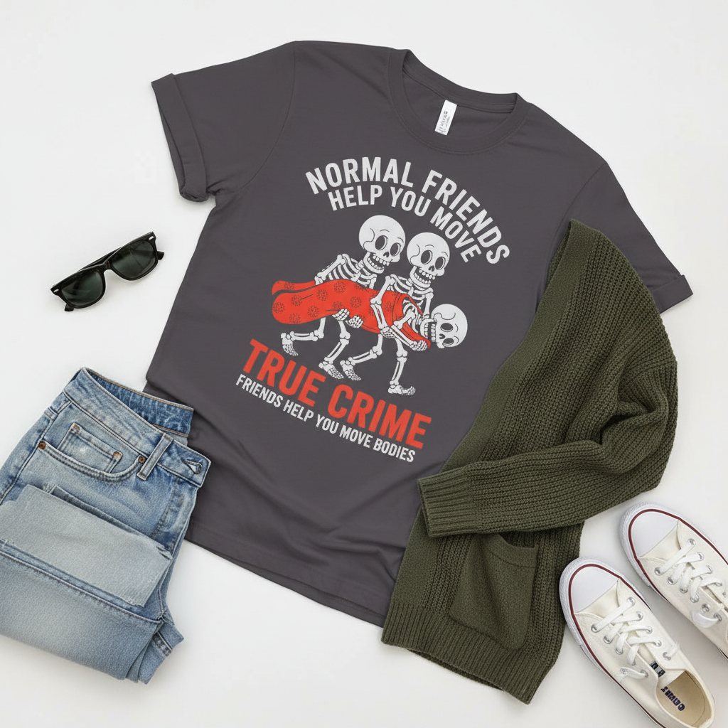 True Crime Skeleton Crew T-Shirt_pairing