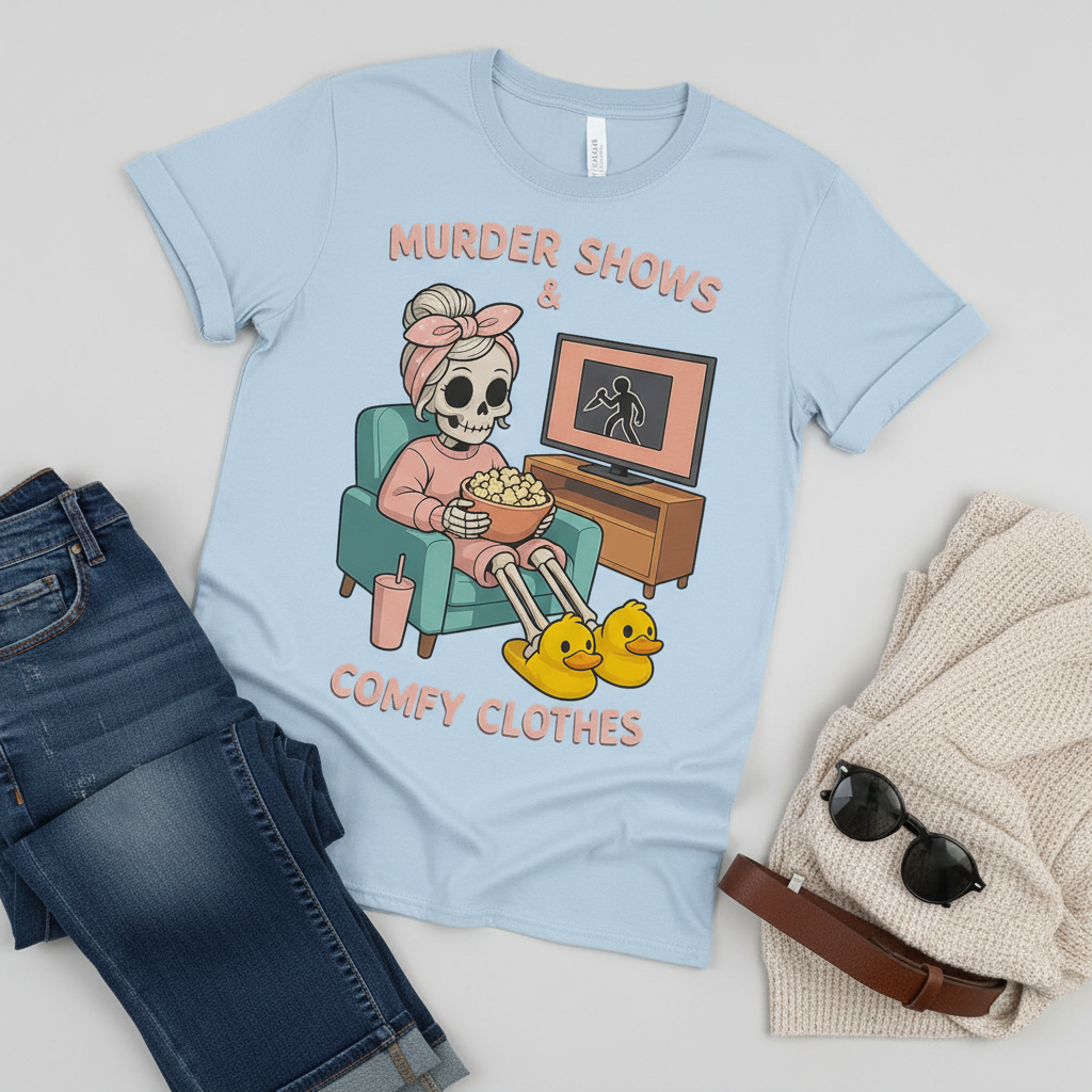 Murder Shows & Comfy Clothes T-Shirt_pairing