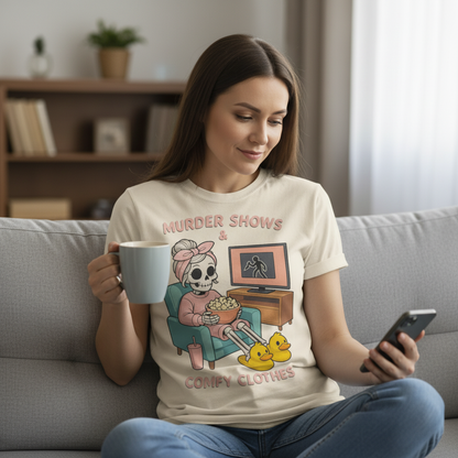 Murder Shows & Comfy Clothes T-Shirt_use