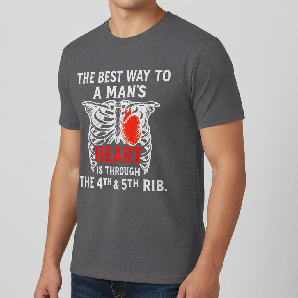 Shortcut To A Man's Heart T-Shirt_benefit