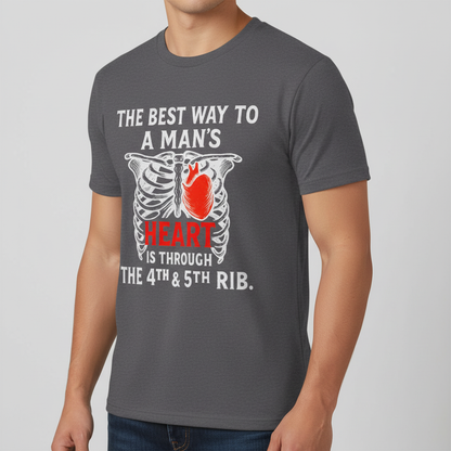 Shortcut To A Man's Heart T-Shirt_benefit