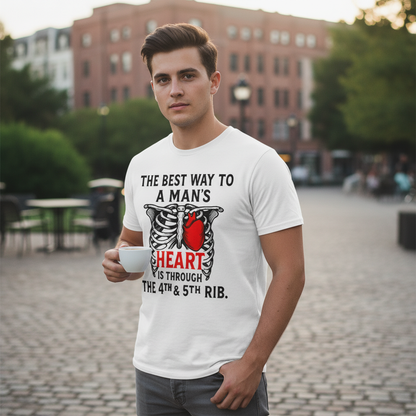 Shortcut To A Man's Heart T-Shirt_lifestyle