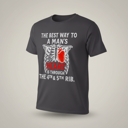 Shortcut To A Man's Heart T-Shirt_space