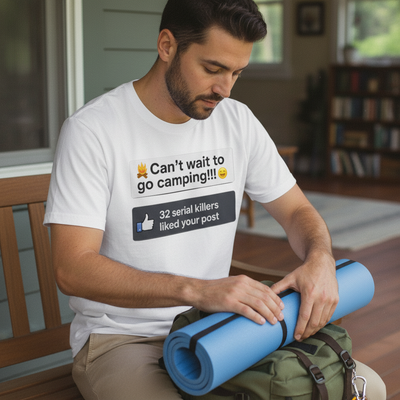 Serial Killer Camping Likes T-Shirt_use