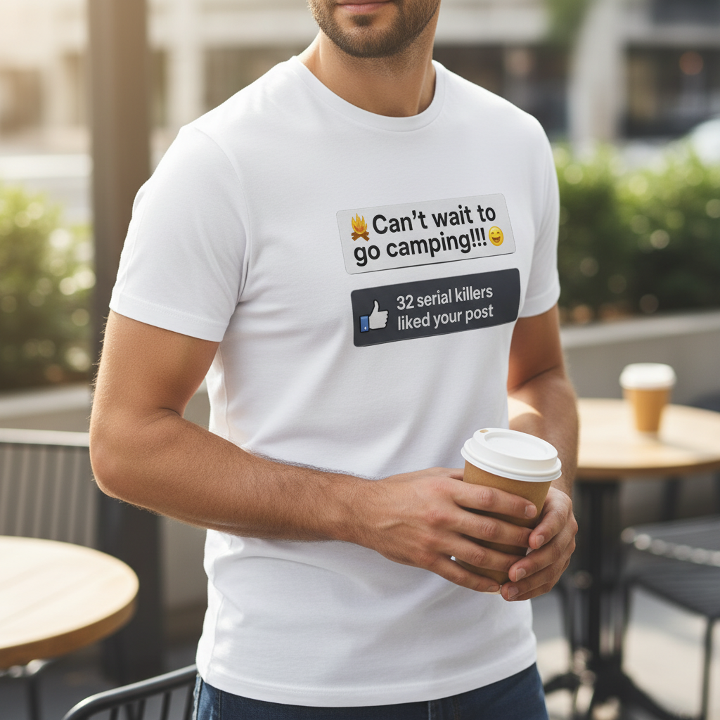 Serial Killer Camping Likes T-Shirt_lifestyle