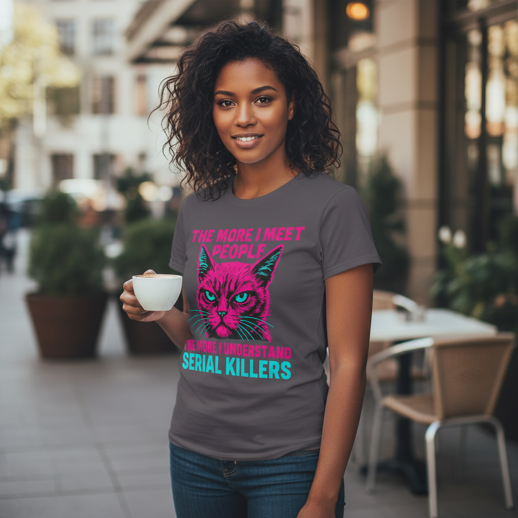 Serial Killer Cat T-Shirt_lifestyle