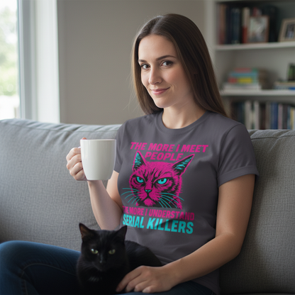 Serial Killer Cat T-Shirt_use
