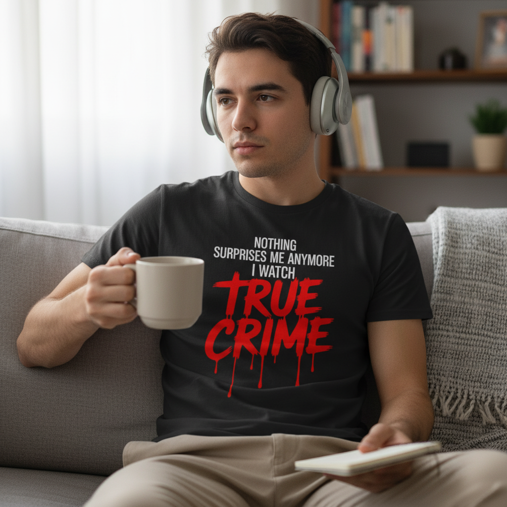 True Crime Fanatic T-Shirt_use